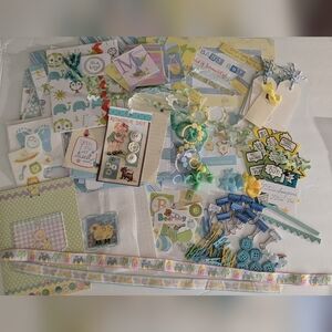 Unisex Baby Themed Scrapbooking/Journaling Supplies Kit